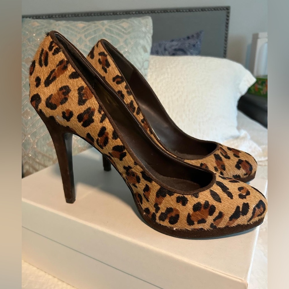 Lauren Ralph Lauren leopard print heel